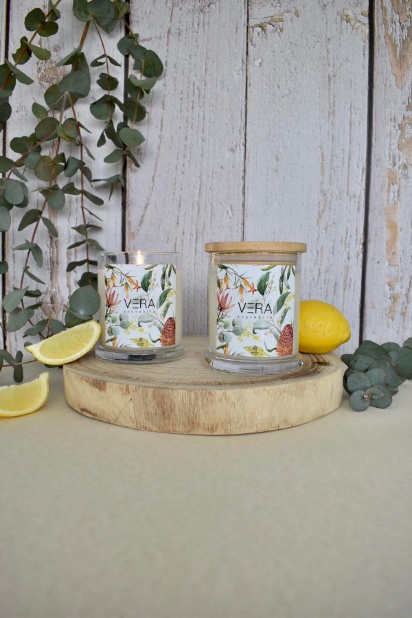 Lemon myrtle candle