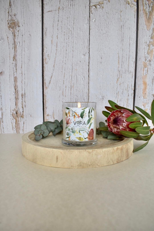 Australian florals & honey candle