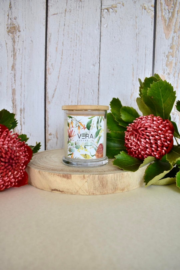 Australian florals & honey candle